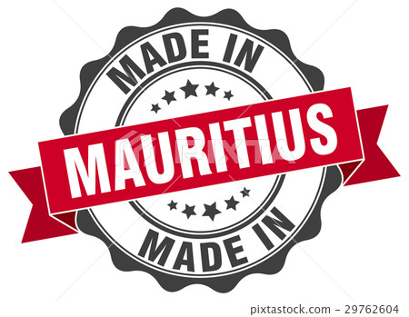 made in Mauritius round seal made in Mauritius round seal 29762604