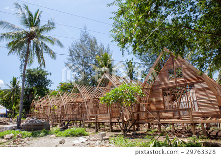 The construction of the guest houses is made from 29763328