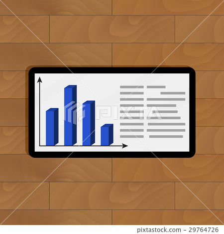 Statistical infochart on tablet 29764726