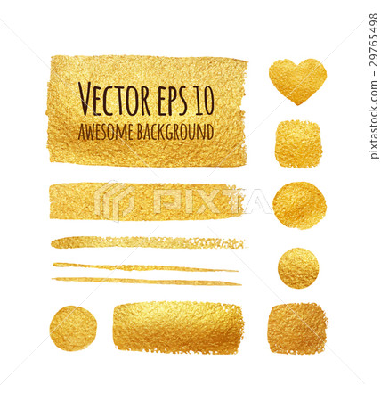 Vector set of shining brush strokes for background Vector set of shining brush strokes for background 29765498