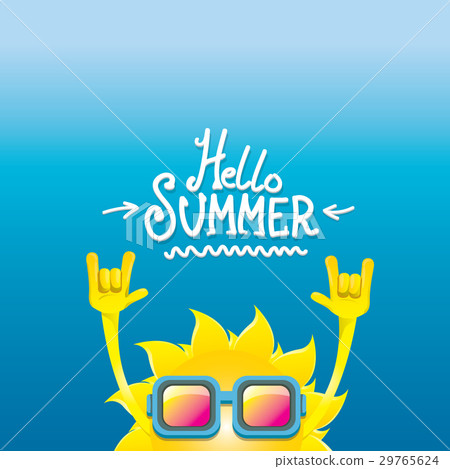 hello summer rock n roll poster. summer party 29765624