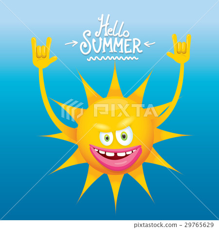 hello summer rock n roll poster. summer party 29765629