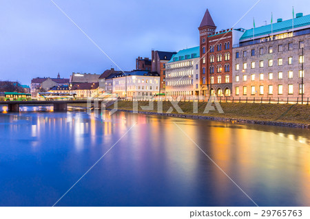 Malmo Cityscape Sweden 29765763