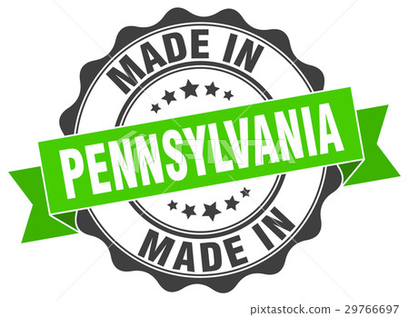made in Pennsylvania round seal made in Pennsylvania round seal 29766697