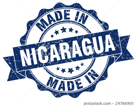 made in Nicaragua round seal made in Nicaragua round seal 29766905
