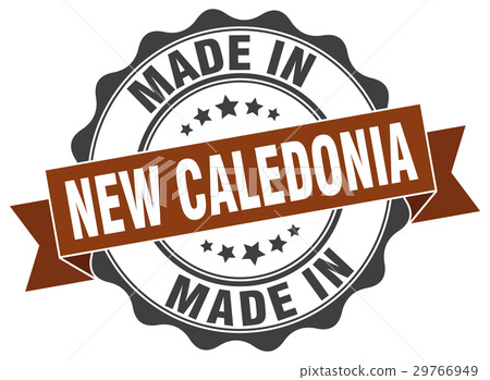 made in New Caledonia round seal 29766949