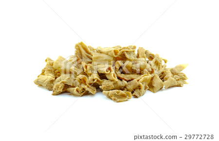 Tofu dry on white background. 29772728