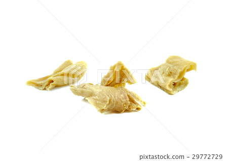 Tofu dry on white background. 29772729