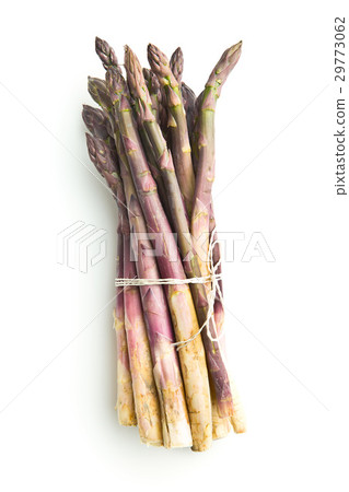 Fresh purple asparagus. 29773062