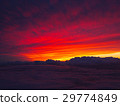 Sea of clouds and sunset 29774849