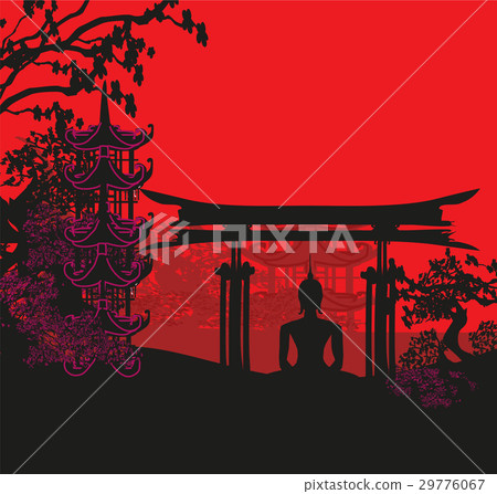 Buddha and Asian landscape Buddha and Asian landscape 29776067