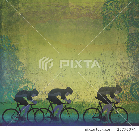 Cycling Grunge Poster Template Cycling Grunge Poster Template 29776074