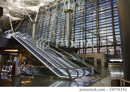 Escalators at the airport Escalators at the airport 29776742
