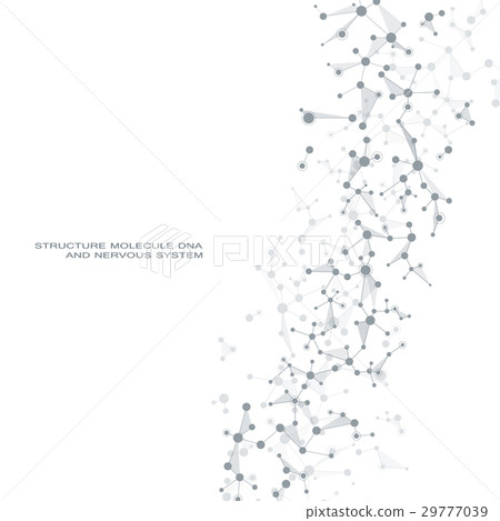 Structure molecule dna and neurons connected lines Structure molecule dna and neurons connected lines 29777039