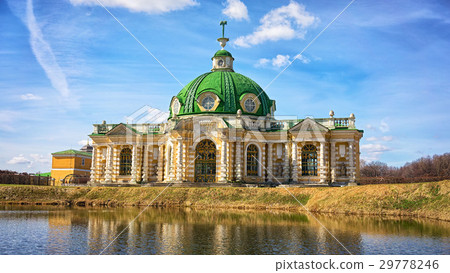 Kuskovo on a spring sunny day. Moscow, Russia. 29778246