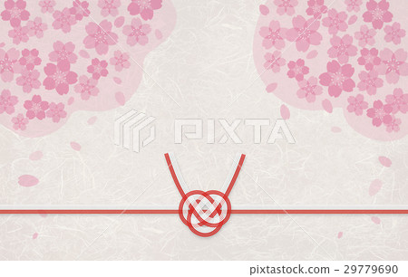 Japanese paper Sakura water draw Japanese paper Sakura water draw 29779690