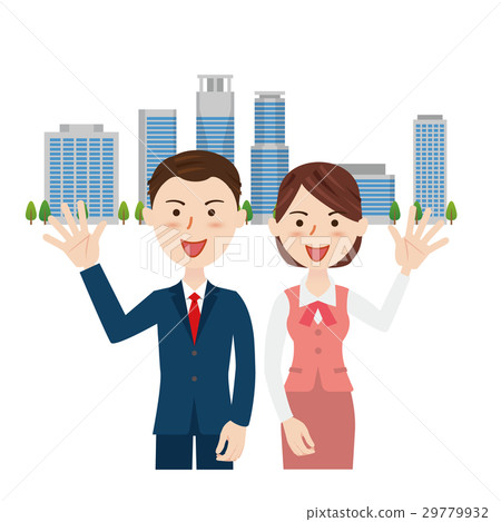 Man and woman businessman Man and woman businessman 29779932