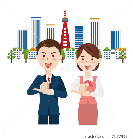 Man and woman businessman Man and woman businessman 29779933