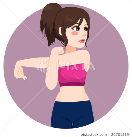 Woman Stretching Training Woman Stretching Training 29781319