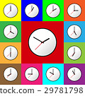 Set clock icon Vector illustration design EPS10 29781798