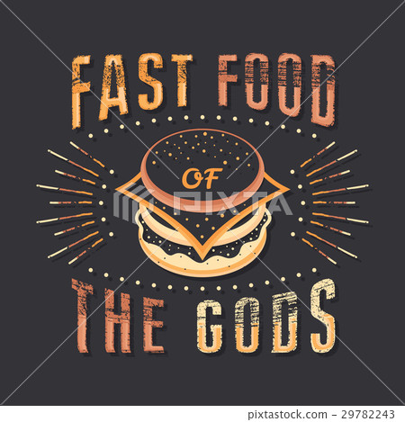 Set of Vintage Food Typographic Quotes 29782243