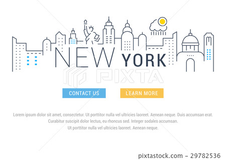 Website Banner and Landing Page New York Website Banner and Landing Page New York 29782536