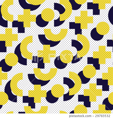 Seamless pattern in 90 80 style Seamless pattern in 90 80 style 29783532