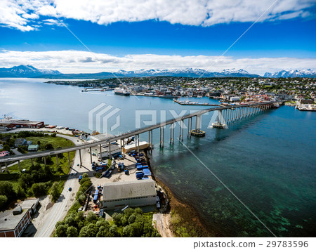 Bridge of city Tromso, Norway Bridge of city Tromso, Norway 29783596