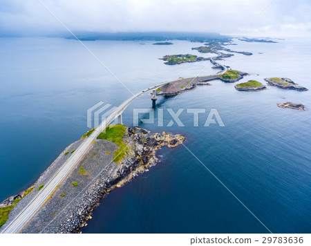 Atlantic Ocean Road aerial photography. Atlantic Ocean Road aerial photography. 29783636