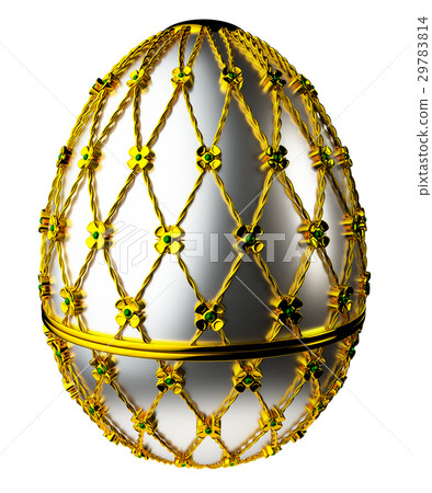 Jewelry egg. 3D render. Jewelry egg. 3D render. 29783814