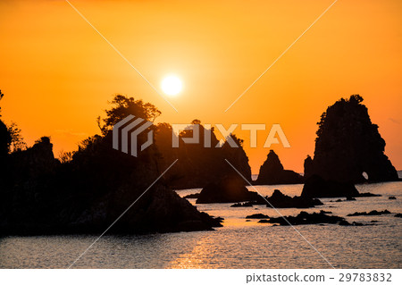 "Shizuoka prefecture" Izu - Ironacle rock formations "Sunrise" "Shizuoka prefecture" Izu - Ironacle rock formations "Sunrise" 29783832