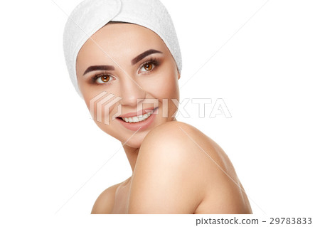 Emotion girl with pure cared skin and white smile. Emotion girl with pure cared skin and white smile. 29783833