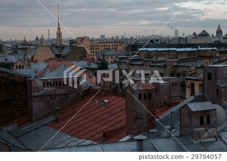 View of Saint Petersburg roofs 29784057
