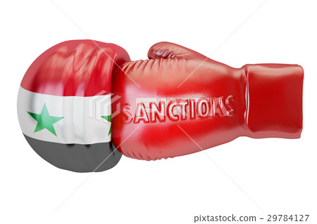 Sanctions against Syria concept, 3D rendering 29784127