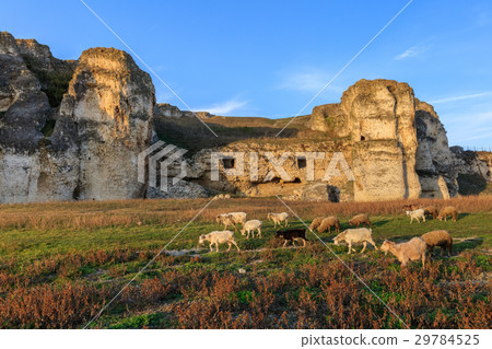 ruins of Carsium old city, Harsova, Romania. 29784525