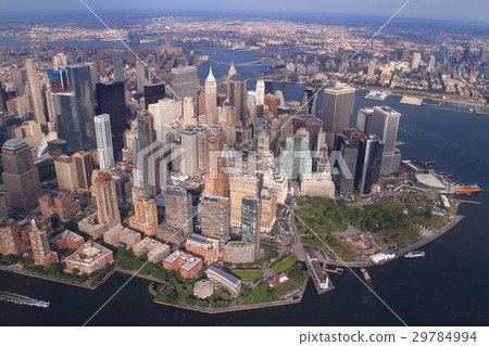 From New York Manhattan over the sky 29784994