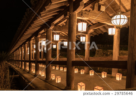 Nara Hase - ji New Year 's corridor Guanyin' s Lantern Society 29785646