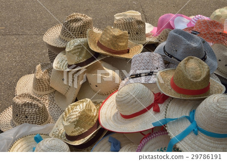 hat for sell at the market. hat for sell at the market. 29786191