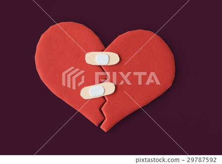 HeartBroken Bandage Cure Heal Paper Craft HeartBroken Bandage Cure Heal Paper Craft 29787592