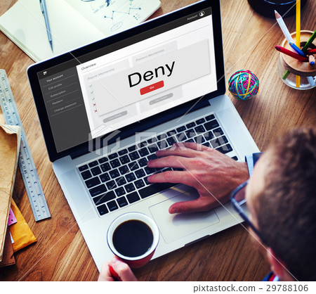 Cancel Reject Deny Warning Concept Cancel Reject Deny Warning Concept 29788106