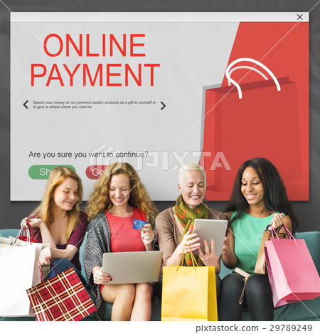 Online Shopping Cart E-Commers Concept Online Shopping Cart E-Commers Concept 29789249