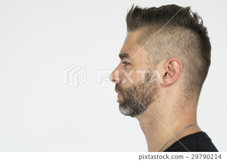 Man Serious Studio Portrait Concept 29790214