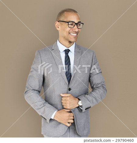 Caucasian Business Man Cheerful Concept Caucasian Business Man Cheerful Concept 29790460