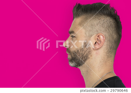 Men Adult Spiky Hair Side 29790646