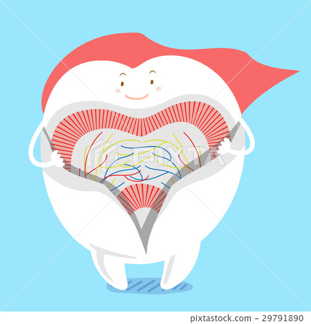 cute cartoon super tooth 29791890