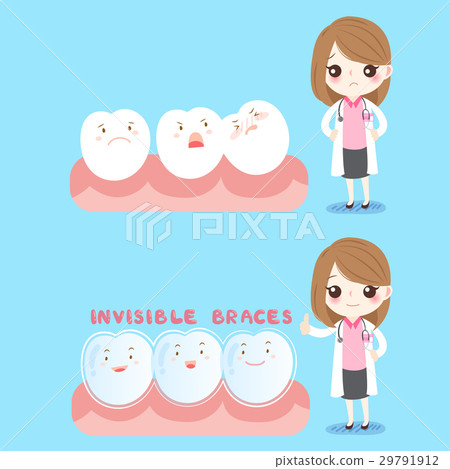 woman dentist with tooth 29791912