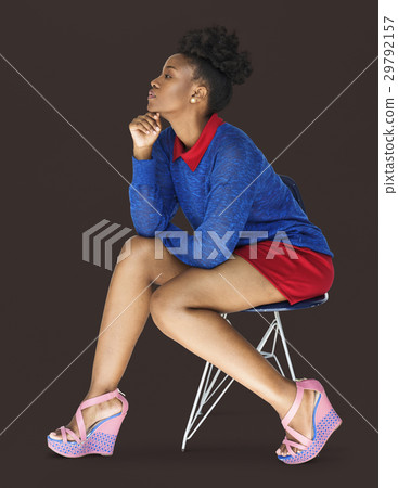 African Woman Confidence Self Esteem Studio Portrait African Woman Confidence Self Esteem Studio Portrait 29792157