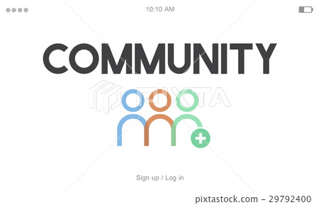 Community Cooperation Corporate People Graphic Word Community Cooperation Corporate People Graphic Word 29792400