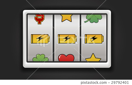 Slot Machine Cloud Envelope Folder Battery 29792401