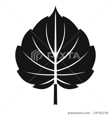 Alder leaf icon, simple style Alder leaf icon, simple style 29793256